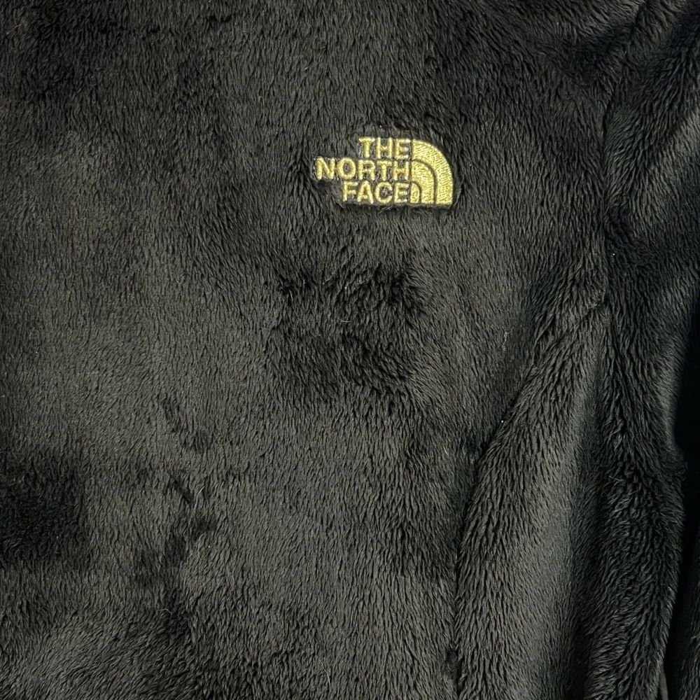 The North Face Women’s Black Osito Fleece Jacket with Gold Logo - Picture 5 of 7